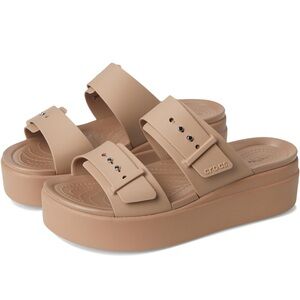 Crocs Brooklyn Buckle Low Wedge